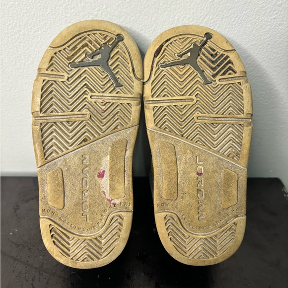 Nike Air Jordan 5 Retro TD Wolf Grey/ Light Graphite Toddler Shoes Size 7C Rare - Picture 10 of 13